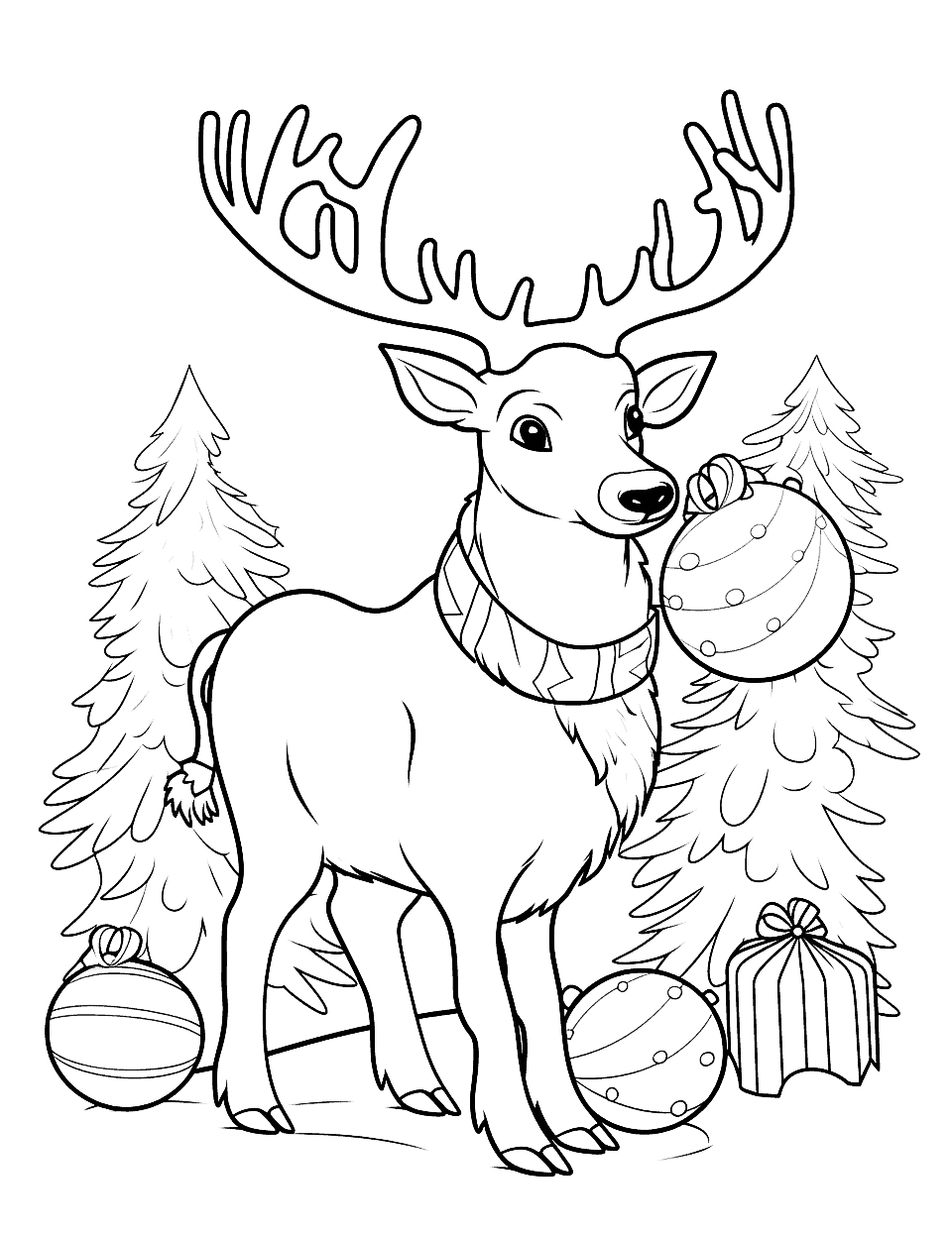 100 Christmas Coloring Pages: Free Printable Sheets - Free Full Size Printable Christmas Coloring Pages