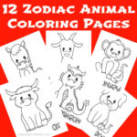 12 Free Printable Chinese Zodiac Coloring Pages   Fun Crafts Kids   Free Printable Chinese Zodiac Signs