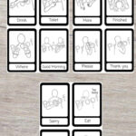 12 Makaton Flash Cards   Printable  Eyfs Communication And   Free Printable Makaton Signs