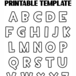 2 Inch Alphabet Letters Printable Template | Printable Letter   Free Printable 2 Inch Alphabet Letters