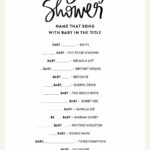 20 Of The Best Baby Shower Games (Plus, Free Printables!)   Free Printable Baby Pictures