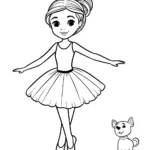25 Ballerina Coloring Pages: Free Printable Sheets   Free Printable Dance Pictures