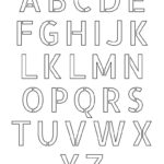 250 Letter & Number Stencils (Free Pdf Printables)   Printable Stencils A Z