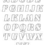 250 Letter & Number Stencils (Free Pdf Printables)   Printable Stencils A Z
