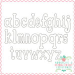 2882 Closer To Free Applique Font   Applique & Embroidery Originals   Free Printable Fonts For Applique