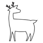 4 Free Reindeer Templates | Journey To Sahm   Free Printable Reindeer Stencils