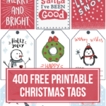 400 Free Printable Christmas Tags For Your Holiday Gifts   Free Printable Christmas Labels Word