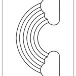 43 Rainbow Templates (Free Pdf Printables)   Free Printable Rainbow Stencils