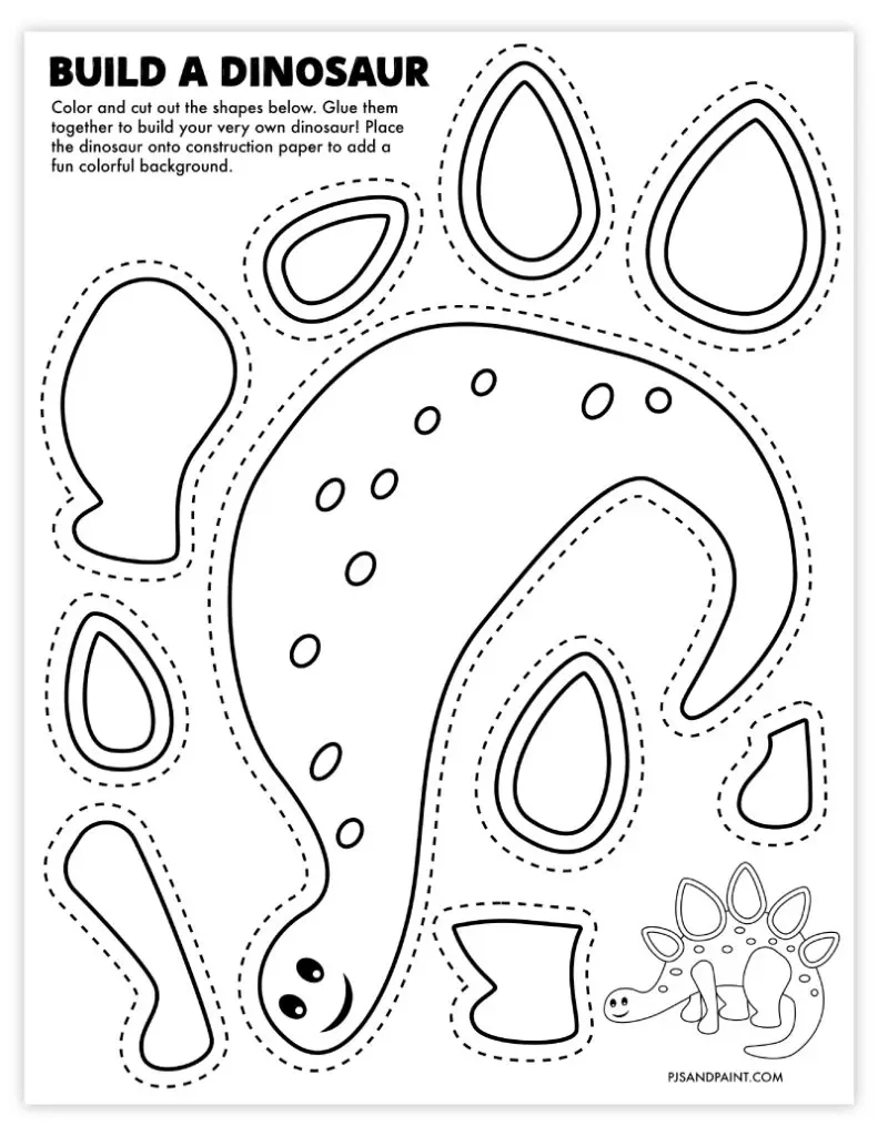 44 Free Printable &amp;quot;Build Your Own&amp;quot; Crafts - Pjs And Paint - Free Printable Art Projects