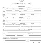 50+ Free Rental Application Templates & Forms [Word, Pdf]   Free Printable Application For Rental Property