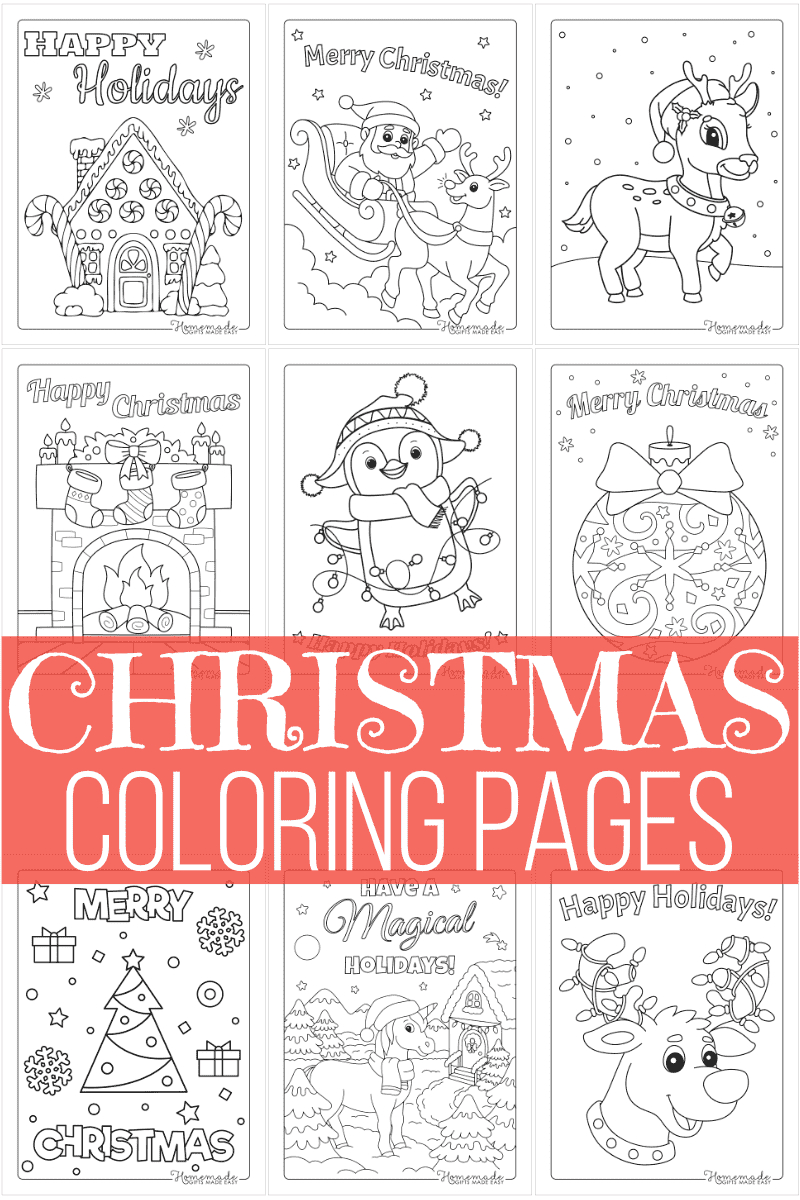 650+ Free Christmas Coloring Pages For Kids &amp;amp; Adults - Free Printable Christmas Pictures To Colour