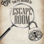 8+ Ultimate Escape Room Party Invitation Templates | Party Invite   Free Printable Escape Room Invitations