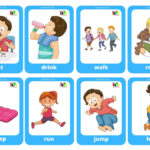 Action Verbs Game Cards / Mini Flashcards   Ezpzlearn   Free Printable Verb Games