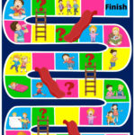 Action Verbs Slides And Ladders Game   Ezpzlearn   Free Printable Verb Games