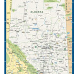 Alberta Province Map | Digital |Creative Force   Free Printable Alberta Maps