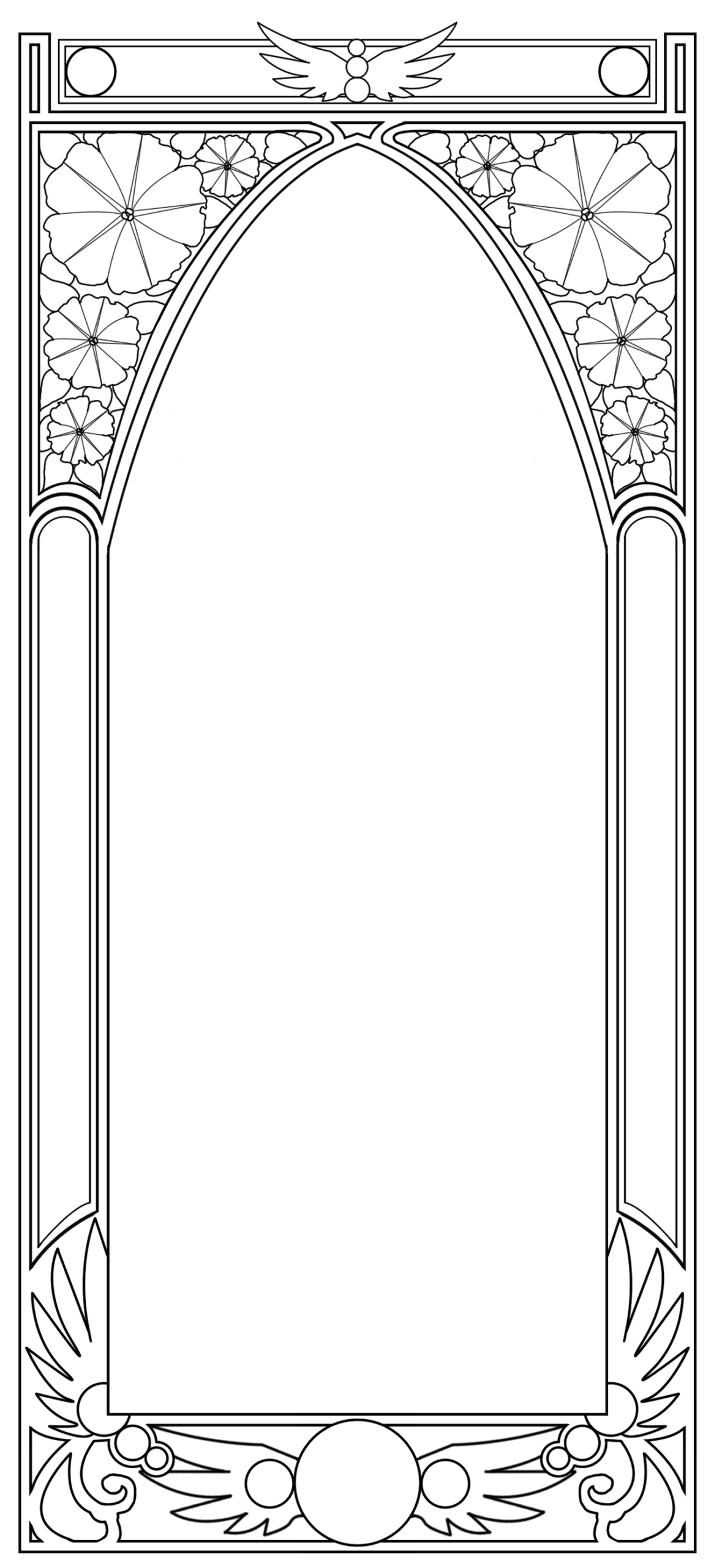 Art Nouveau Frame | Art Deco Borders, Art Nouveau Pattern, Art - Free Printable Art Deco Borders