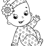 Baby Coloring Pages Printable For Free Download   Free Printable Baby Pictures