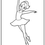 Ballerina Coloring Pages (100% Free Printables)   Free Printable Dance Pictures