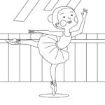 Ballerina Coloring Pages   Free Beautiful Ballet Printables | Skip   Free Printable Dance Pictures