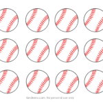 Baseball Printables, Baseball Snacks, Baseball Treats   Free Printable Baseball Stencils