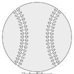 Baseball Stencil | Free Stencils Printables Templates, Stencils   Free Printable Baseball Stencils