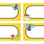 Bee Name Tags Free Printable   Free Printable Bee Name Tags