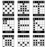 Bingo Game Patterns   12 Free Pdf Printables | Printablee   Free Printable Bingo Game Patterns