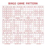 Bingo Pattern Examples   13 Free Pdf Printables | Printablee   Free Printable Bingo Game Patterns