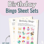 Birthday Bingo & Cute Free Printable Game Sheet   Free Printable Birthday Bingo Cards For Adults
