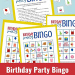 Birthday Party Bingo Free Printable Game   Free Printable Birthday Bingo Cards For Adults