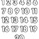 Bubble Numbers 1 20 (Printable Bubble Numbers 1 20)   Good Mom Living   Free Printable Bubble Numbers 1 20