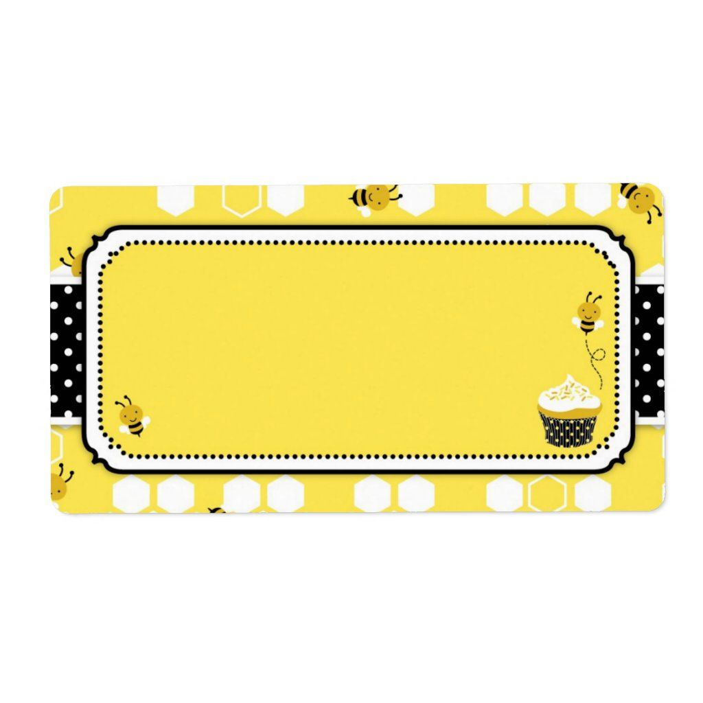 Bumble Bee Name Tag | Zazzle | Bee Tags, Bee Printables, Bee - Free Printable Bee Name Tags