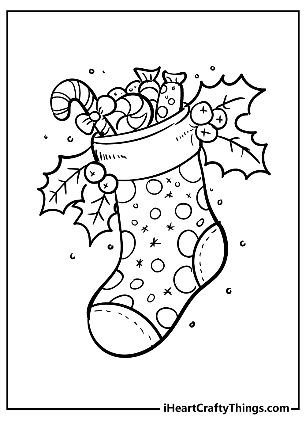 Christmas Coloring Pages (100% Free Printables) - Free Full Size Printable Christmas Coloring Pages