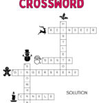 Christmas Crossword Puzzle   Cute & Free Printable | Saturdaygift   Free Easy Printable Christmas Crossword Puzzles