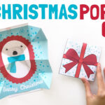 Christmas Pop Up Card (Free Printable Template)   The Printables Fairy   Free Printable Pop Up Card Templates Christmas