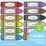 Classroom Labels To Organize Your Classroom Equipment. — From The Pond   Free Editable Printable Labels For Teachers