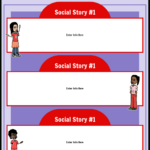 Create Custom Social Stories Templates | Free And Printable   Printable Social Stories Free