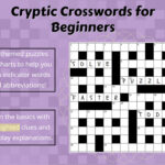 Cryptic Crosswords For Beginners Ebook: How To Play, Guided Step   Free Printable Cryptic Crossword Puzzles