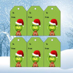 Daisy Celebrates: The Grinch Christmas Gift Tags   Free Printable Grinch Gift Tags
