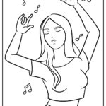 Dance Coloring Pages (100% Free Printables)   Free Printable Dance Pictures
