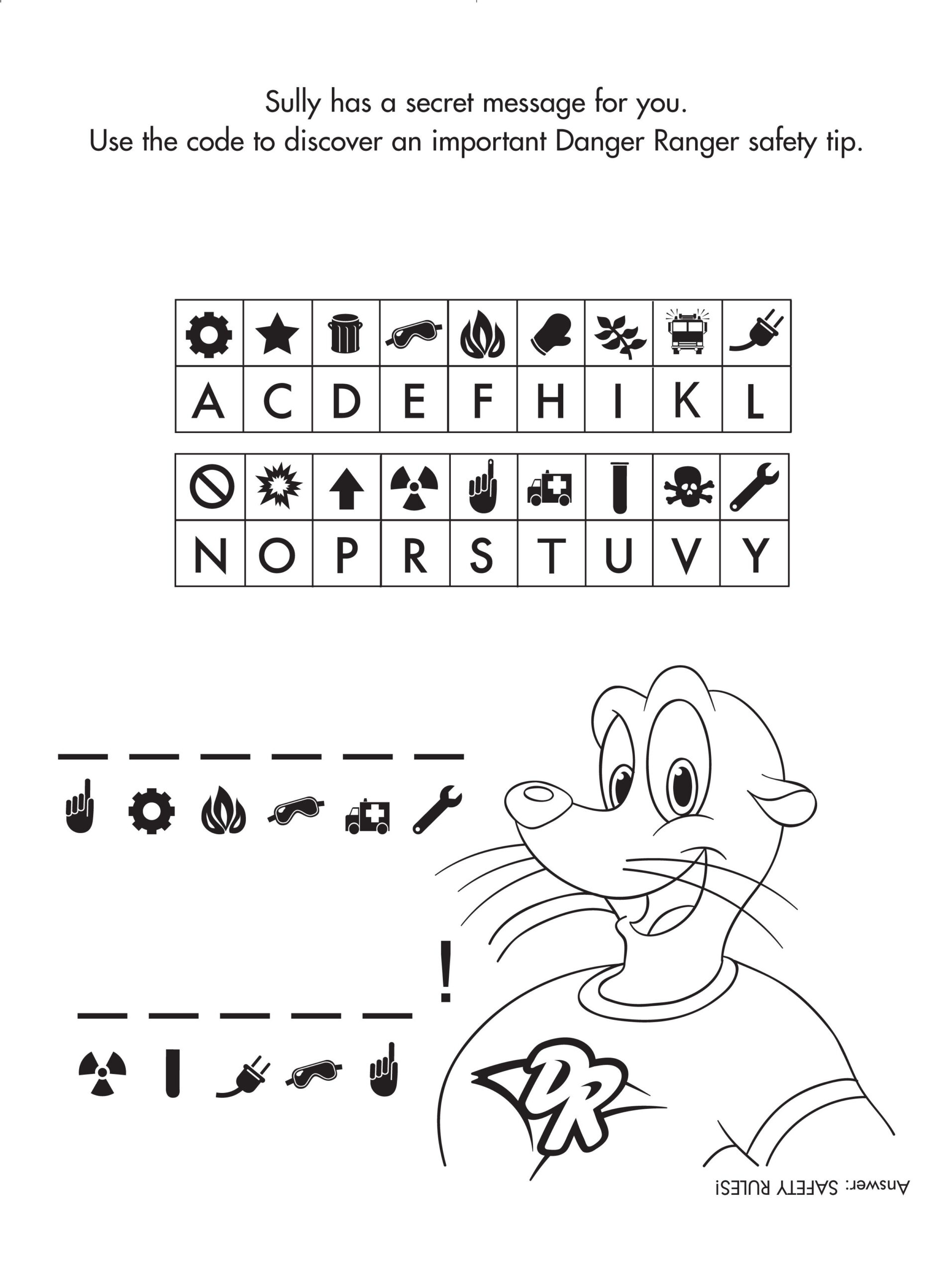 Decode This Danger Ranger&amp;#039;S Secret Message! #Freeprintable - Free Printable Decoding Games