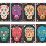 Diy Paper Halloween Banner (Free Coloring Pattern)   Free Printable Paper Skull