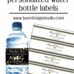 Diy Printable Water Bottle Labels 1, 2, 3 Easy   Baer Design   Free Diy Printable Water Bottle Labels