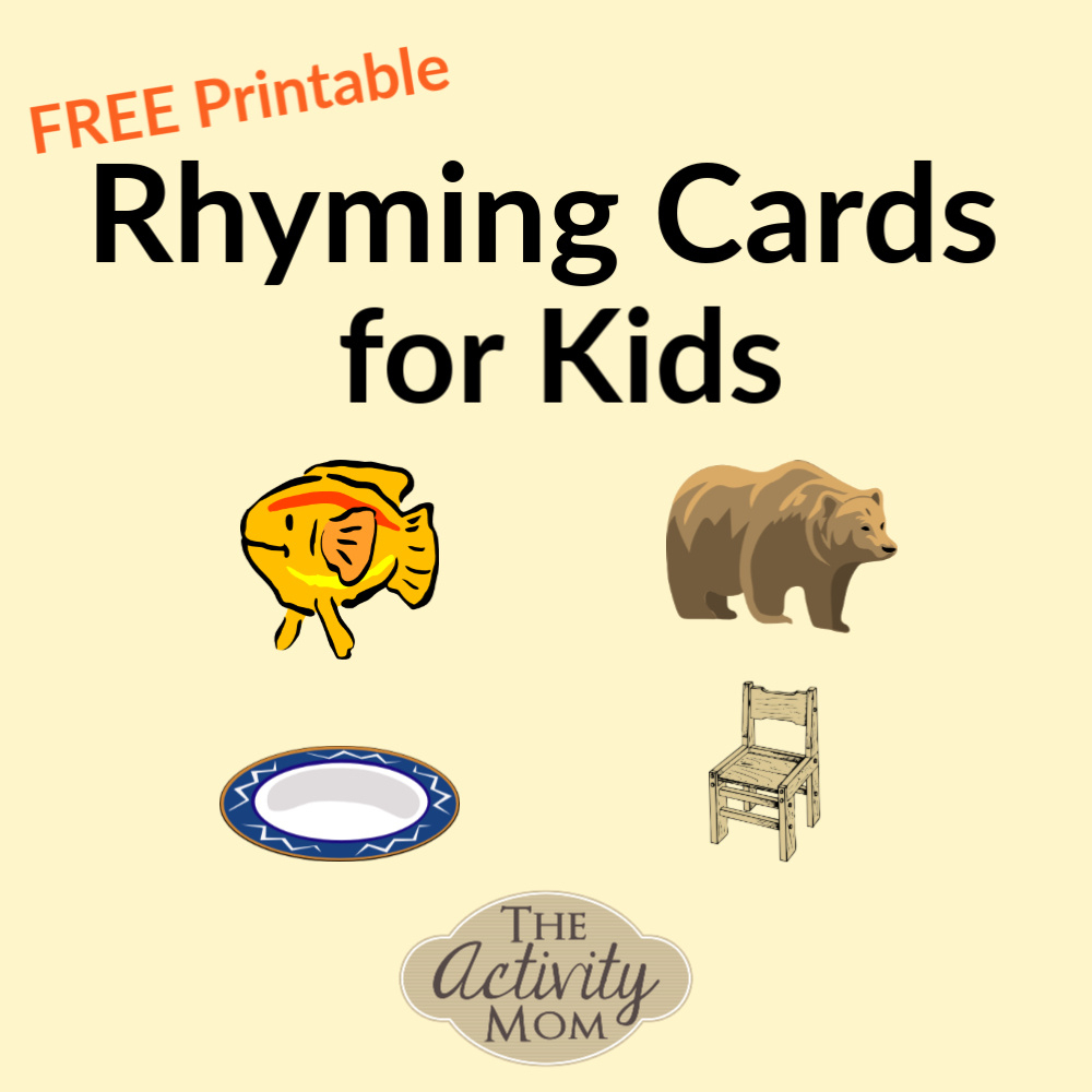 Dr. Seuss Rhyming Cards (Printable) - The Activity Mom - Free Dr Seuss Rhyming Printables