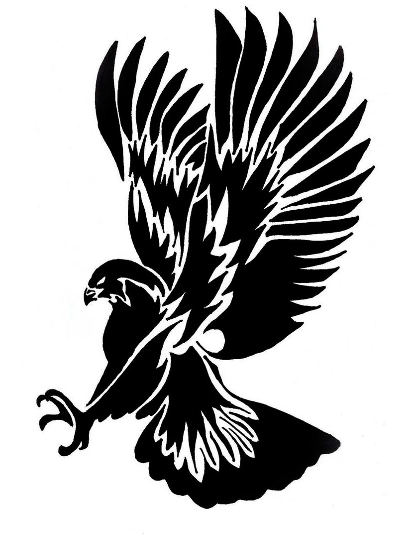 Eagle Stencil Printable - Free Printable Eagle Stencils