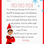 Elf On The Shelf Letter {Free Printable}   Elf On The Shelf Im Back Letter Free Printable