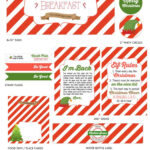 Elf On The Shelf North Pole Breakfast   Elva M Design Studio   Elf On The Shelf Breakfast Free Printables