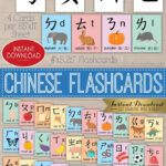 Explore The Chinese Alphabet With Fun Printable Flashcards   Free Printable Mandarin Flashcards
