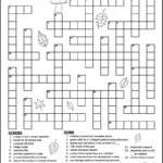 Fall Crossword Puzzle For Middle School   Tree Valley Academy   Difficult Crossword Puzzles Printable Free
