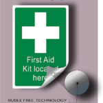 First Aid Signs, First Aid Kit Sticker Safety Sign [15 X 20 Cm]   Free Printable First Aid Kit Signs